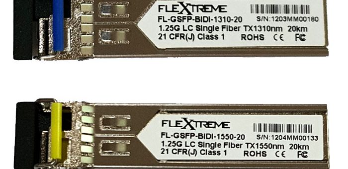 FL-GSFP-BIDI-1330/1550-L20 : SFP Module 1000BaseLX Single Mode Single Core